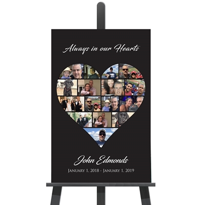 Show details for Heart Collage Poster Set #1