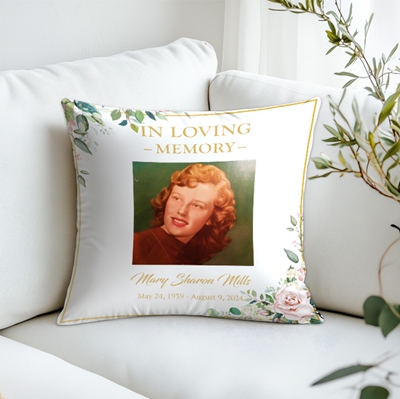 Show details for Floral Pillow