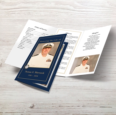 Show details for US Navy Trifold Program