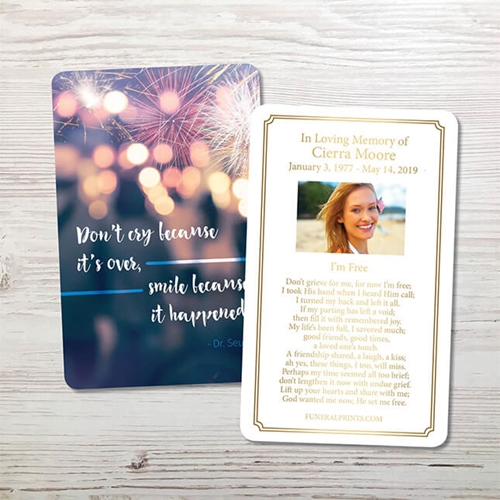Show details for Smile Premium Prayer Card