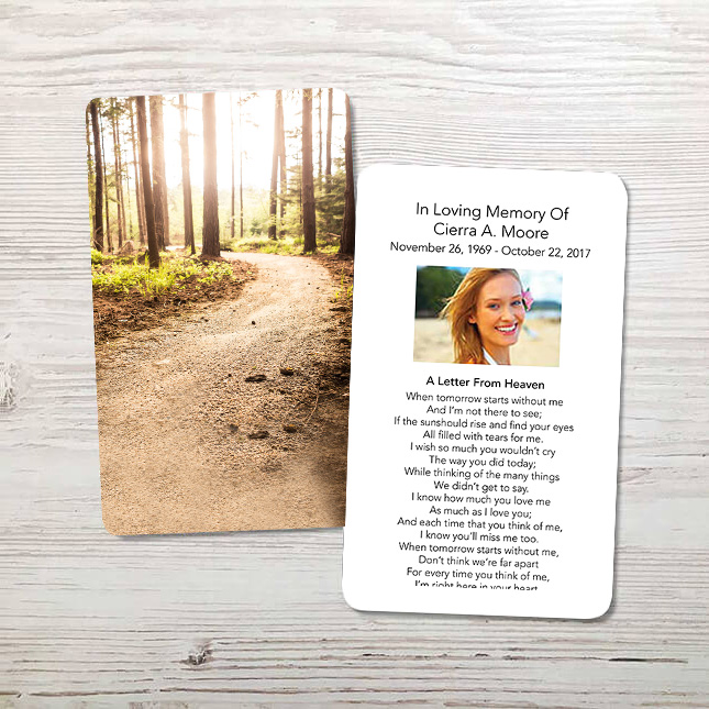 Show details for Forest of Hope Memorial Card