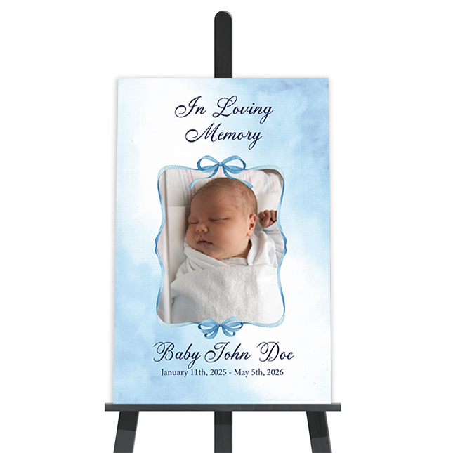 Show details for Baby Boy Funeral Poster