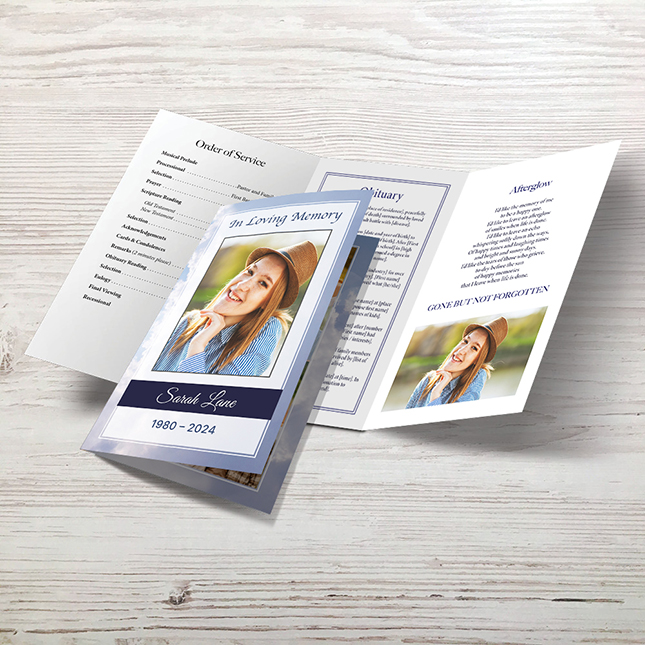Show details for Cross in Cloud Trifold Program