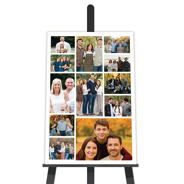 Show details for 12 Photo Portrait Collage Posters