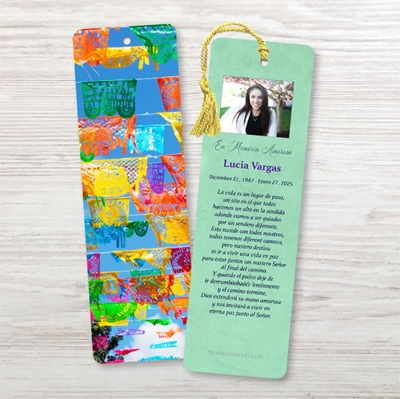 Show details for Papel Picado Spanish Bookmark