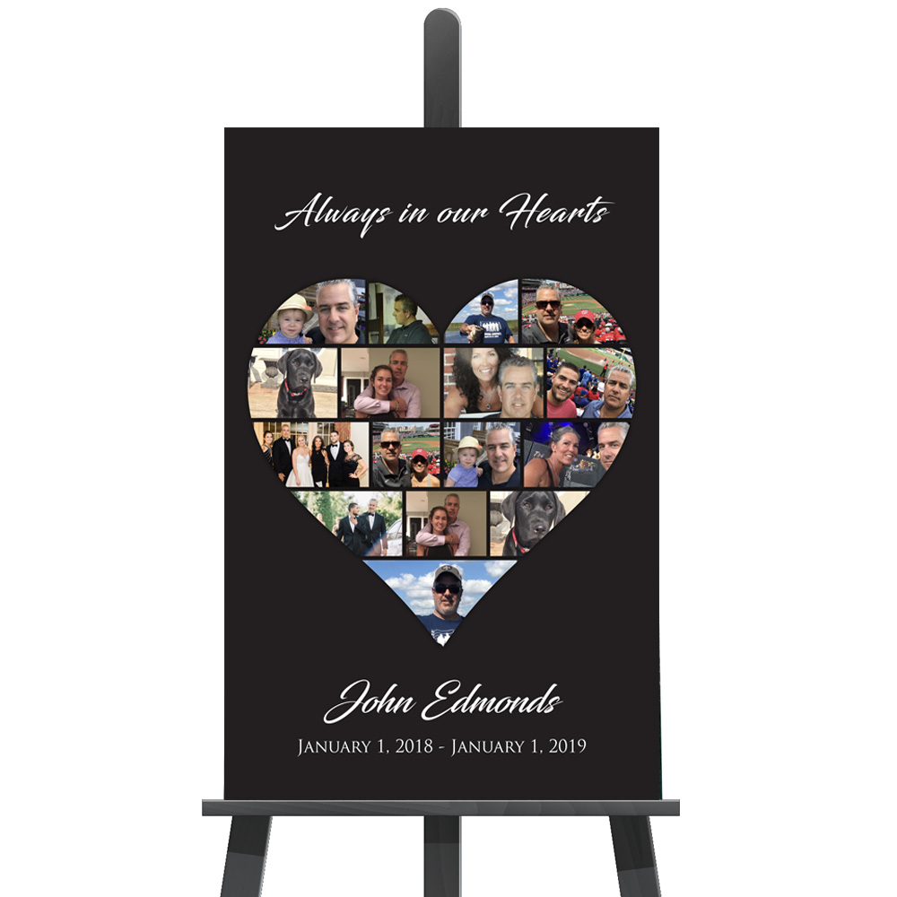 Show details for Heart Collage Poster Set #1