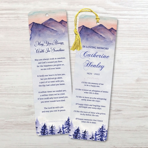 Picture of Blue Trees Bookmark