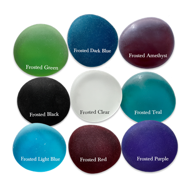 Show details for Multicolor Frosted Assortment Lotus Candle Memorial Stone