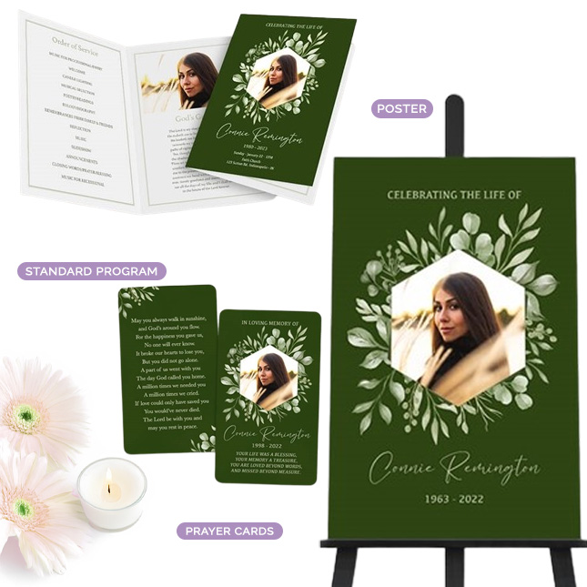 Show details for Olive Leaf Memorial Package