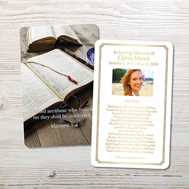 Show details for Blessed Comfort Premium Prayer Card