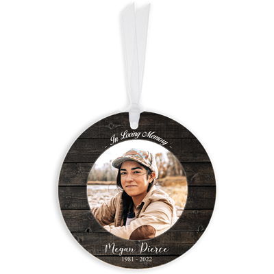 Show details for Rustic Religious Circle Ornaments