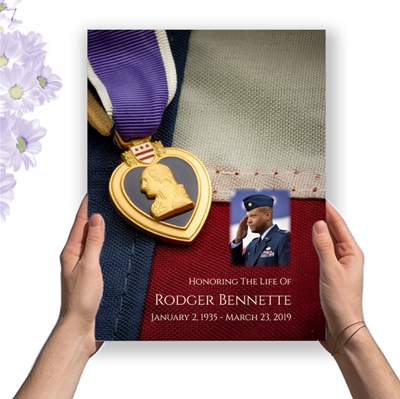 Show details for Purple Heart Premium Program (8.5x11)